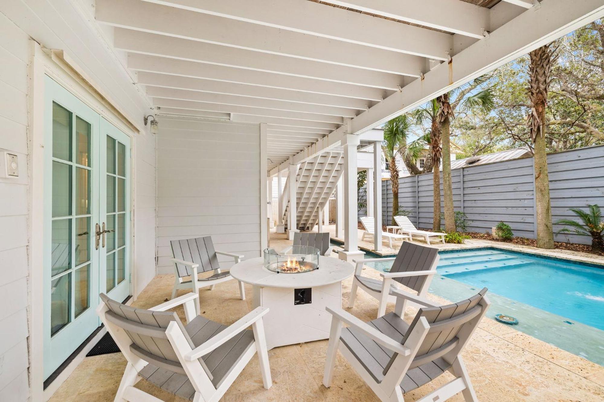 Serenity Now - Private Pool,5 Bikes,Gulf Views, Steps To The Beach And Seaside! Villa Seagrove Beach Bagian luar foto