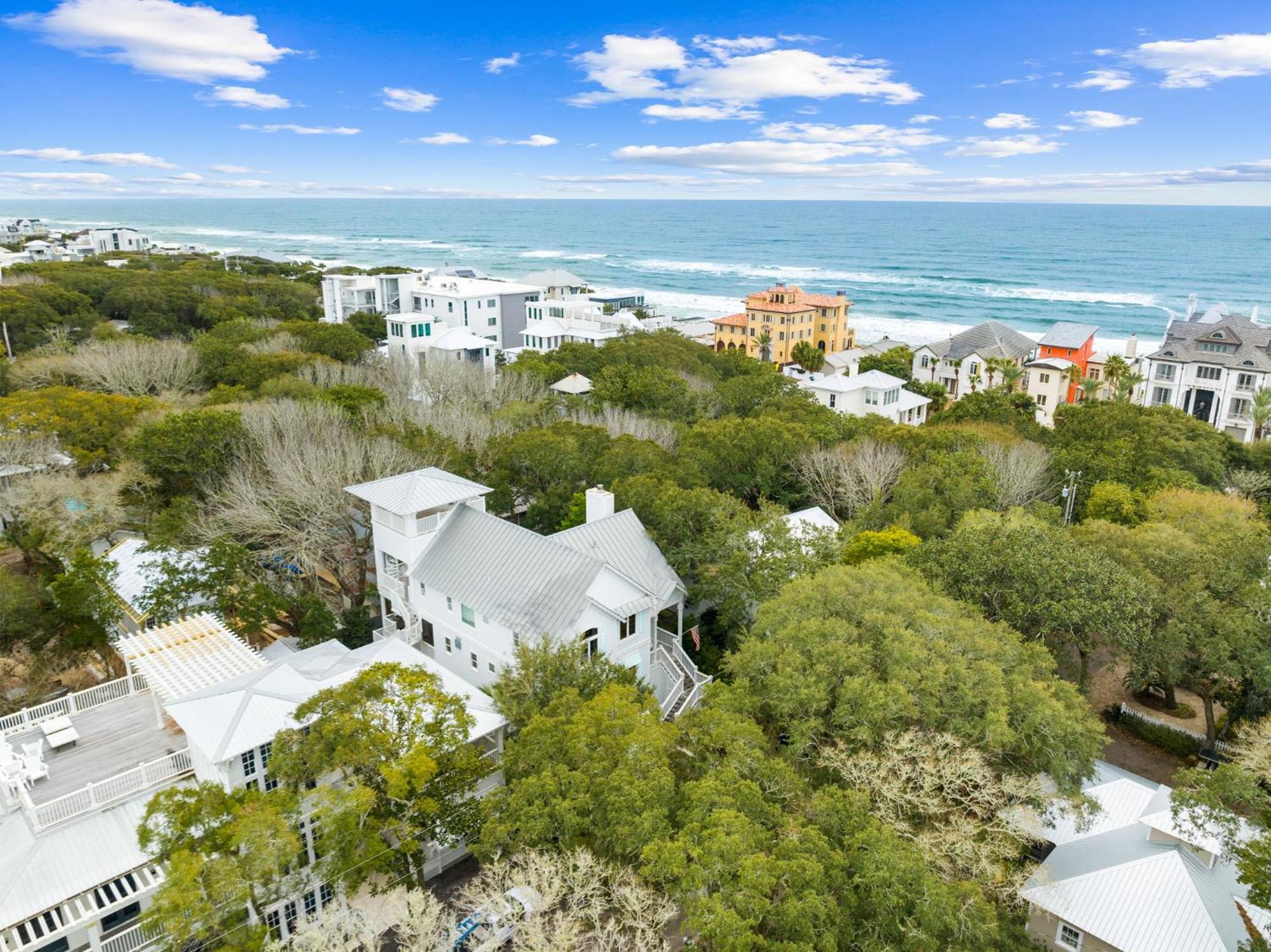 Serenity Now - Private Pool,5 Bikes,Gulf Views, Steps To The Beach And Seaside! Villa Seagrove Beach Bagian luar foto