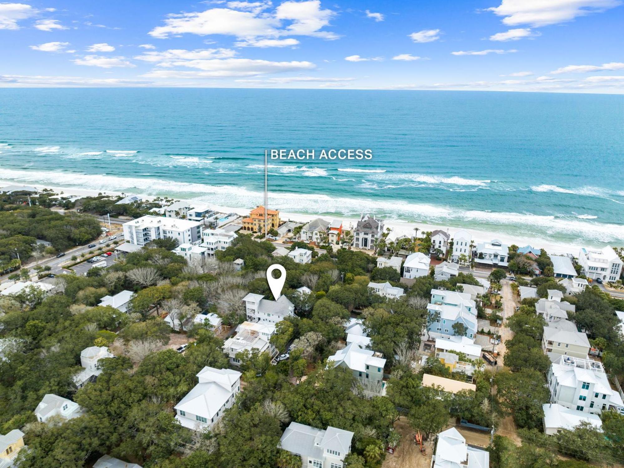 Serenity Now - Private Pool,5 Bikes,Gulf Views, Steps To The Beach And Seaside! Villa Seagrove Beach Bagian luar foto